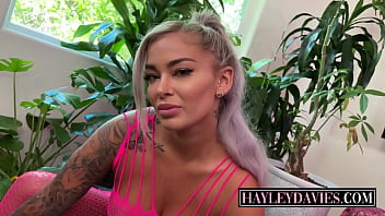 Preview 2 of Norwayi Xxxii Only - Hayley Davies - My Busty Blonde Aussie Stripper Ass Got Oiled Pounded