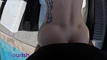 Preview 3 of Leanna Crow Xxx - Andi Skye and MrFlourish Poolside