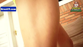 Preview 1 of Ajlin Linda Vienna - Busty latina tranny stroking her bigcock