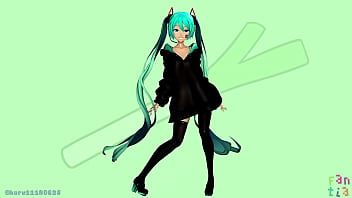 Preview 2 of Get Fuck While On The Phone - Miku mmd sex