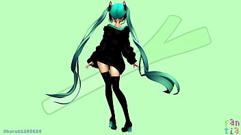 Preview 1 of Get Fuck While On The Phone - Miku mmd sex