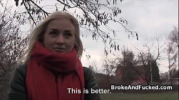 Preview 3 of Black Hoodd - Fucking hot blonde teen in forest