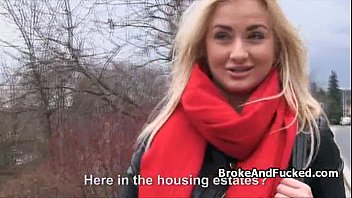 Preview 1 of Black Hoodd - Fucking hot blonde teen in forest