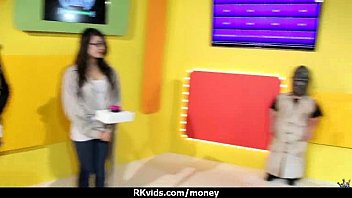 Preview 2 of Teeny Nympho - Slutty amateur babe is paid cash from some crazy public sex 18