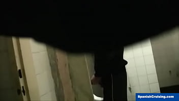 Preview 1 of Mom Son Xxx 2012 - Str8 Dude serviced in a Restroom