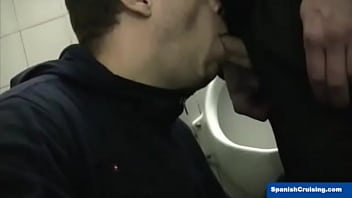 Preview 4 of Mom Son Xxx 2012 - Str8 Dude serviced in a Restroom