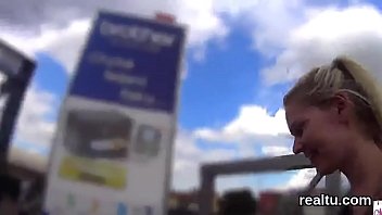 Preview 2 of Anti Inlaw Force Sex - czech kitten gets teased in the mall and fucked in pov