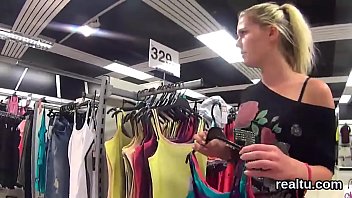 Preview 3 of Anti Inlaw Force Sex - czech kitten gets teased in the mall and fucked in pov