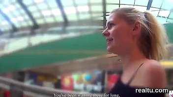 Preview 1 of Anti Inlaw Force Sex - czech kitten gets teased in the mall and fucked in pov