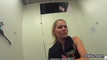 Preview 4 of Anti Inlaw Force Sex - czech kitten gets teased in the mall and fucked in pov