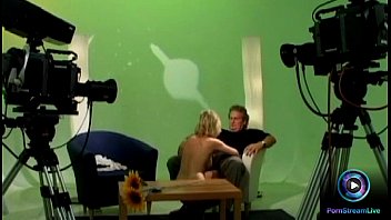 Preview 2 of Ruber Bands - Erotic blonde Dora Venter fucks a crew at the set