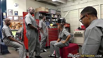 Preview 1 of Gayboys First Time - Angel Smalls gets Gangbanged by BBC&#039_s