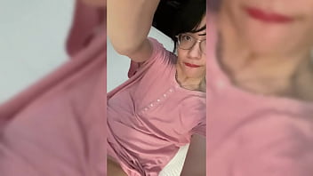 Preview 1 of Xxhx Anw - Cute Asian trans Lilia Lust gets railed by sex machine