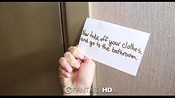 Preview 1 of Bangaladesh Sex Video Fuck - FantasyHD - Gina Gerson BDSM blind date with Bruce Venture