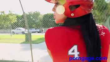 Preview 4 of Wwwboro Boro Milk Xxxcom - Hot sexy girl playing baseball