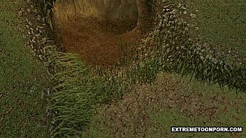 Preview 1 of Hq Slave - Tasty 3D Cartoon Babe Getting Fucked Outdoors
