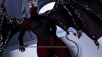 Preview 2 of Medizine Coat - Projekt Passion | Hot Blonde Demon with Big Tits Fingers Tight Pussy for Orgasm [Gaming]