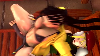 Preview 3 of Porn 3d Coca - Futa Cammy x Futa Laura-All In One-Female Laura