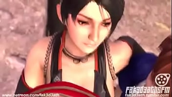 Preview 2 of Milf And Mom - Nyotengu Futa Blowjob 2