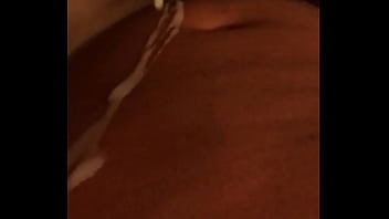 Preview 4 of Nga Boobs - Me knocking one out before bed,  horny as hell,  with a tidy cumshot at the end