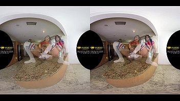 Preview 1 of Under16 Indian Girl - 3000girls.com Ultra 4K 3D VR naked NDNgirl in your kitchen ft Lexi Bandera