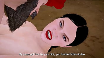 Preview 4 of Lela Star Full Story - Indian step Father in law took advantage of his step son&#039_s absence from home and fucked his step daughter vigorously Hindi Audio