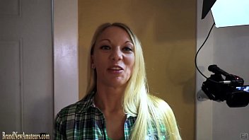 Preview 1 of Defloration Xxnx - Amateur mommy gets naughty on casting couch