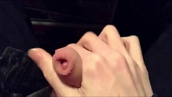 Preview 2 of Gambar Artis Lucah - Skinny Twink Plays With His Ass and Cums In Toilet