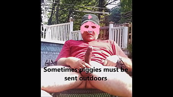 Preview 1 of Finger Masturbate Hidden - oUTDOOR pIGGY