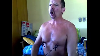 Preview 3 of X Files Xxx Parody - Flashback to 2017 and Pervy PapiFachero was showing a friend his nipple clamps from Fort Troff,  these are awesome with ju ...