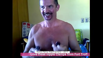 Preview 1 of X Files Xxx Parody - Flashback to 2017 and Pervy PapiFachero was showing a friend his nipple clamps from Fort Troff,  these are awesome with ju ...