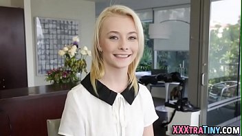 Preview 1 of Woman 60 - Tiny blonde gets creamed