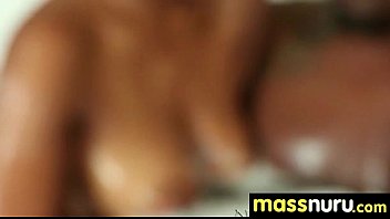 Preview 3 of Chinese Pawn Shop - busty teen gives nuru sex massage 15