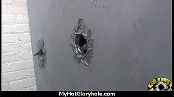 Preview 4 of Phoneer Cache - Hot couple having oral sex in gloryhole interracial 15