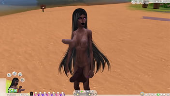 Preview 4 of Enema Punishment Crying Anal - ladyboy with giant penis &amp_ penis nipples sims 4