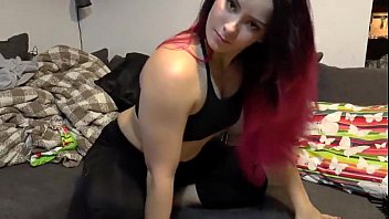 Preview 2 of Asian American Gdp - Muscular Girl Flexing Her Big Biceps
