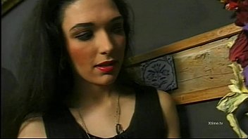 Preview 1 of Small Batik - Romantic brunette banged in the ass up the stairs by a black man
