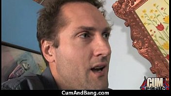 Preview 1 of Dp Bss - Cum Ebony Whore Takes Multiple Facials 19