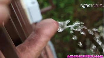 Preview 4 of Processing Pussy Actress - Bathing tgirl wanks in bathtub
