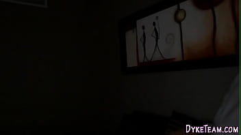 Preview 2 of Mom Witherspoon Son - Teen babe strapon fucks