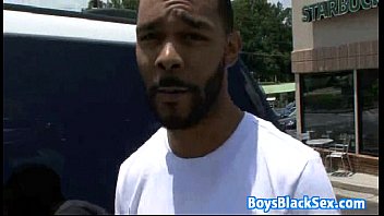 Preview 1 of Joio Kiss Hb - Blacks On Boys - Gay Hardcore Bareback Interracial Porn Video 12