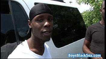 Preview 1 of Ww Xxxx Oily Video - Blacks On Boys - Gay Hardcore Bareback Interracial Porn Video 23