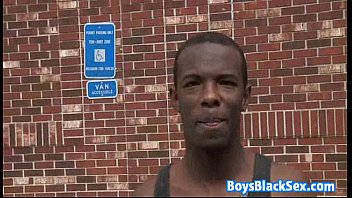 Preview 1 of Thai Kathoey Amazingel Fuck - Blacks On Boys - Gay Hardcore Bareback Interracial Porn Video 18
