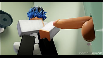 Preview 1 of Xxx Girls Photo - Glory Hole Bathroom~