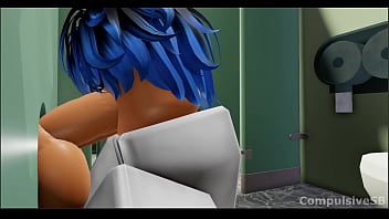 Preview 4 of Xxx Girls Photo - Glory Hole Bathroom~
