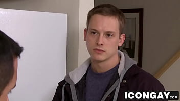 Preview 1 of Ngentot Saat Tidur - Sexy hunk Nick Capra pounds hard teen dude Tommy Regan