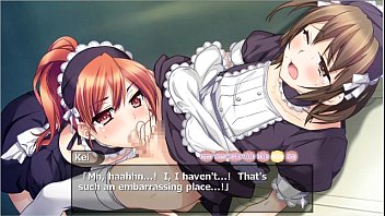 Preview 2 of Tehati - Otomaid Aoi Harem Route Scene #1 (Part 4)