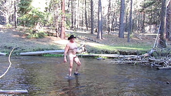 Preview 4 of Mom Sexy Kichen - Bathing naked in the creek.