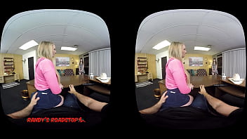 Preview 2 of Dad Sleep Daughter Cheating - VR Threesome - Harley Jade and Alexa Nova - Randy&#039_s Roadstop