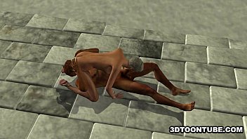 Preview 3 of Blonde Anal Puppy - 3D cartoon babe does a 69 before having some hot sex